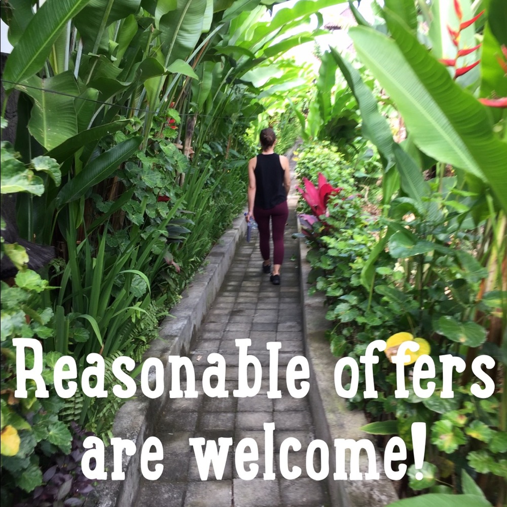 Reasonable offers are always welcome!